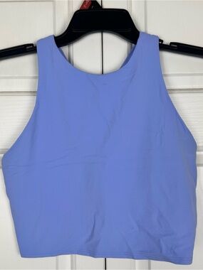 Athleta Periwinkle High-Neck Cropped Tank